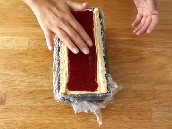 Mangó és málna torta - Előkészítés lépés 17