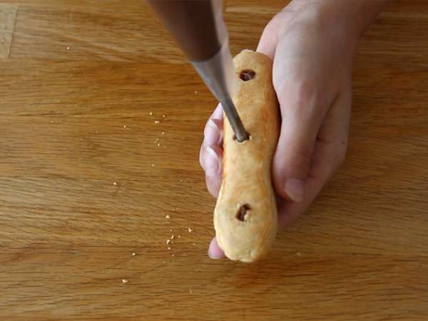 Csokoládé éclair (lépésről-lépésre útmutató) - Előkészítés lépés 12