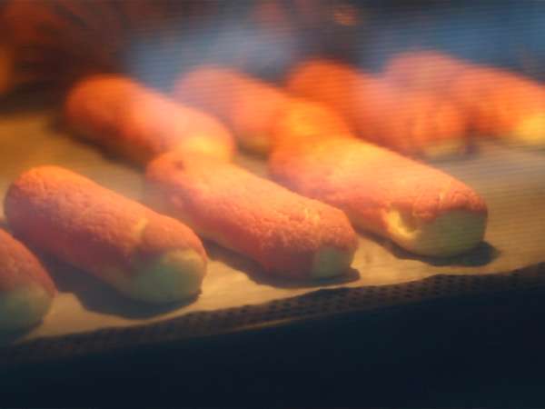 Eclair pisztáciakrémmel és málnával - Előkészítés lépés 12