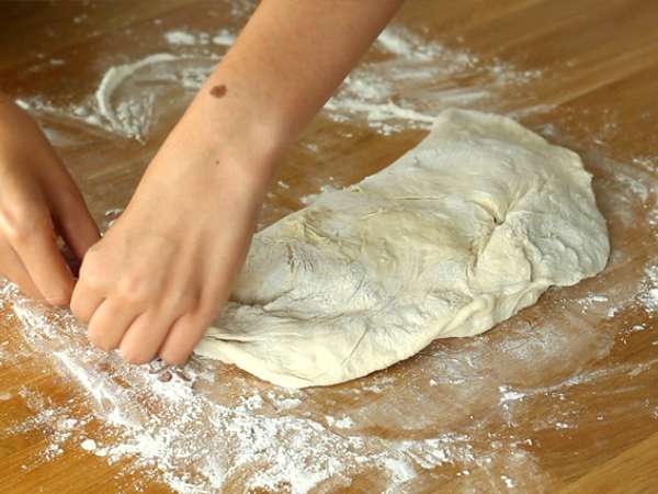 Fougasse szalonnával és hagymával - Előkészítés lépés 5
