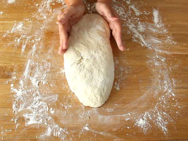 Fougasse szalonnával és hagymával - Előkészítés lépés 6
