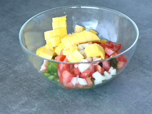 Tőkehal ceviche - Előkészítés lépés 3
