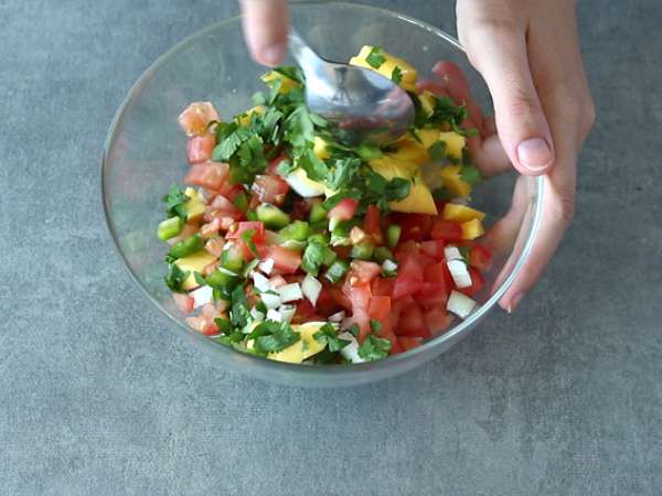 Tőkehal ceviche - Előkészítés lépés 4
