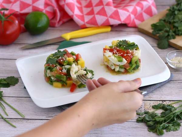 Tőkehal ceviche - Előkészítés lépés 6