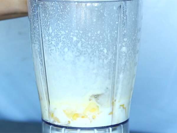 Gyors mangó lassi - Előkészítés lépés 1