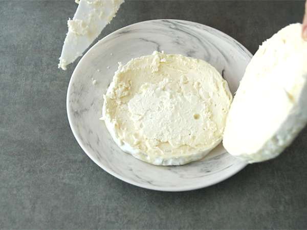 Brie sárgabarackos és mandulás töltelékkel - Előkészítés lépés 1