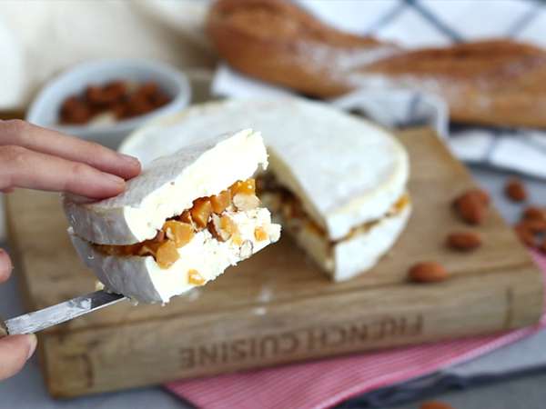 Brie sárgabarackos és mandulás töltelékkel - Előkészítés lépés 5