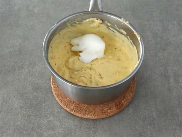 Füstölt lazac és fromage frais szuflé - Előkészítés lépés 4