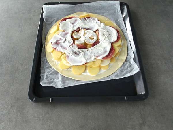 Raclette pite - Előkészítés lépés 4