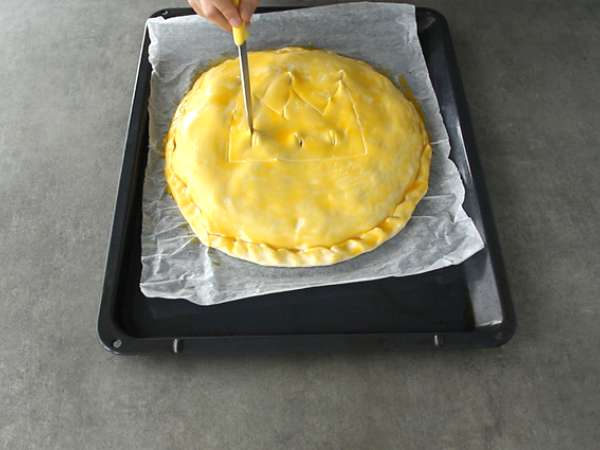 Raclette pite - Előkészítés lépés 5