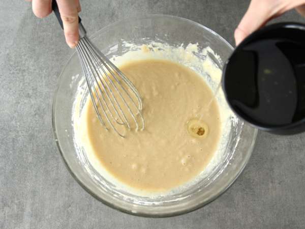 Szójajoghurtos torta almaszószal (vegán és gluténmentes) - Előkészítés lépés 3