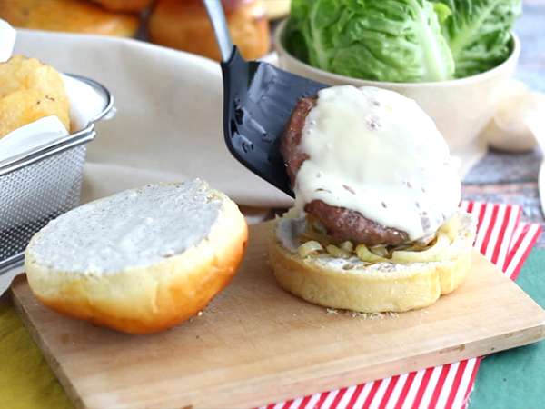 Raclette burger - Előkészítés lépés 5
