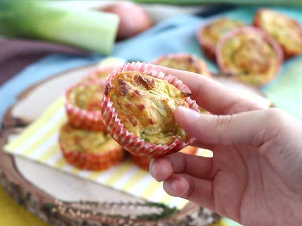 Muffinok póréhagyma fondüvel - Előkészítés lépés 6