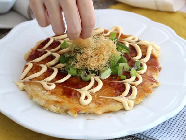 Okonomiyaki - japán omlett - Előkészítés lépés 6
