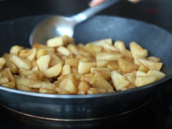 Alma crumble (vegán és gluténmentes) - Előkészítés lépés 1