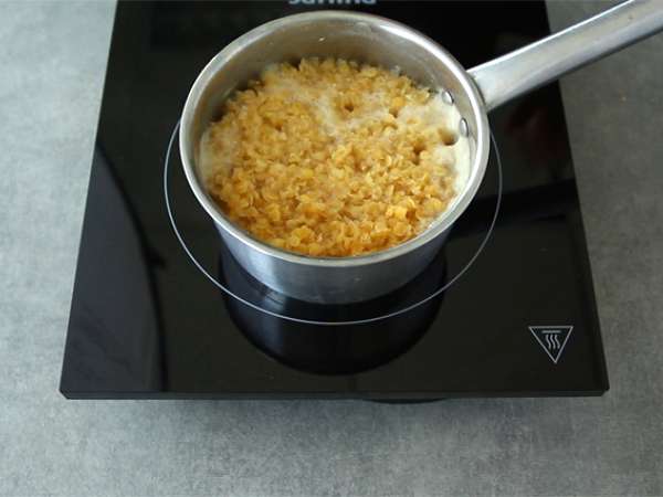 Korall lencse kenhető - Előkészítés lépés 1