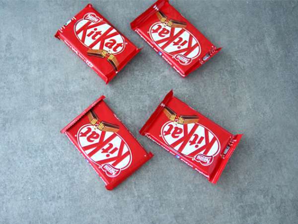 Brownie Kit Kat ® -val - Előkészítés lépés 1