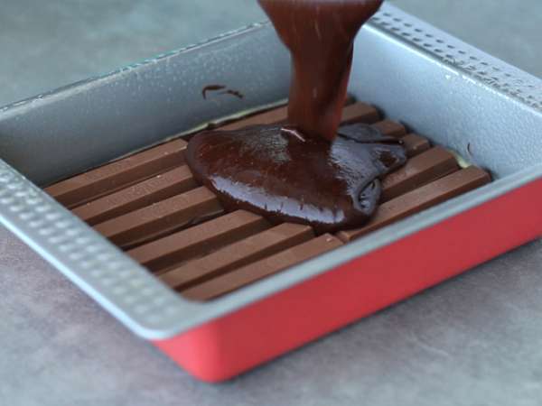 Brownie Kit Kat ® -val - Előkészítés lépés 3