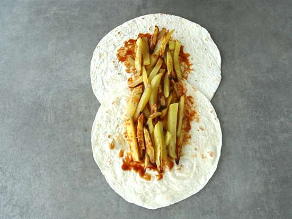 Francia taco - Előkészítés lépés 4