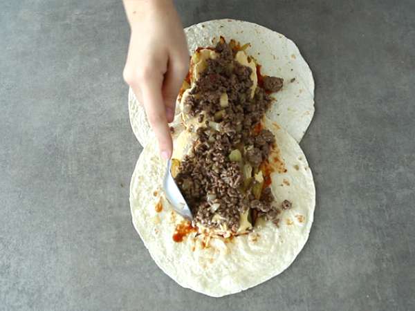 Francia taco - Előkészítés lépés 5