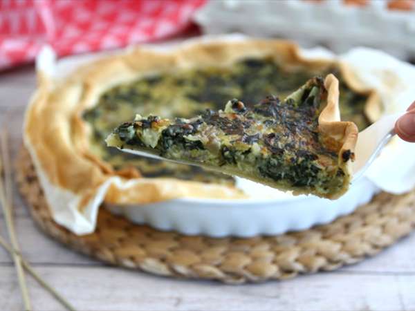 Mángold és reszelt sajtos torta - Előkészítés lépés 7