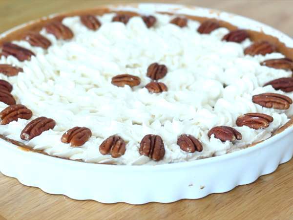 Vaníliás karamellás pekándiós torta - Előkészítés lépés 8
