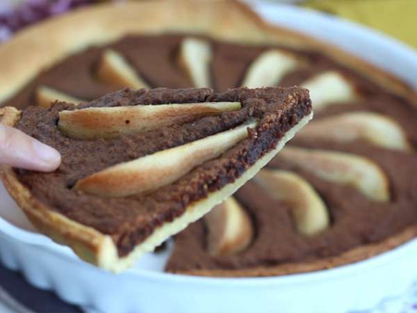 Körte és csokoládé torta - Előkészítés lépés 4