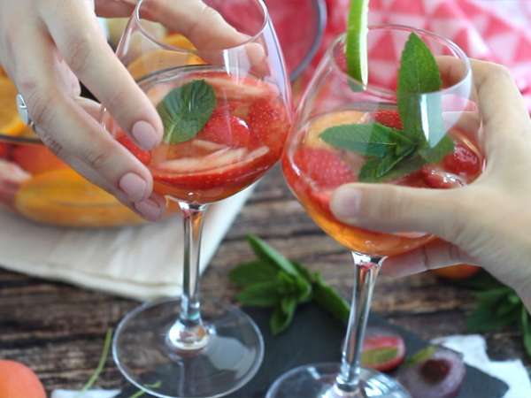 Sangria fehérborral - Fehér Sangria - Előkészítés lépés 5