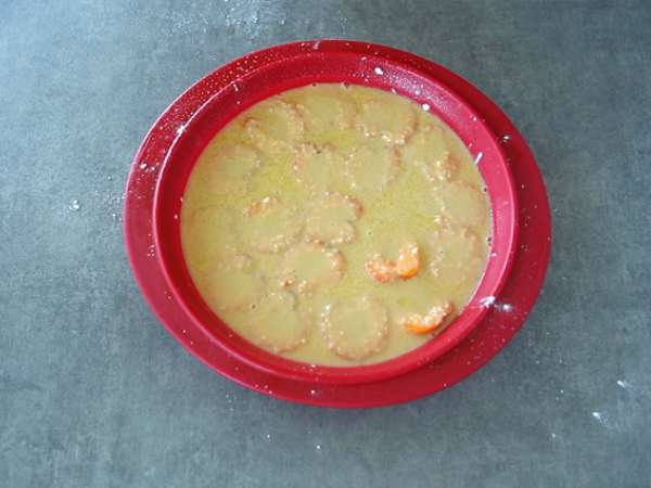 Sárgabarack clafoutis - Előkészítés lépés 4