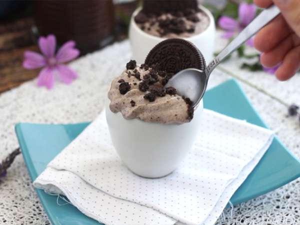 Oreo keksz mousse - Előkészítés lépés 4