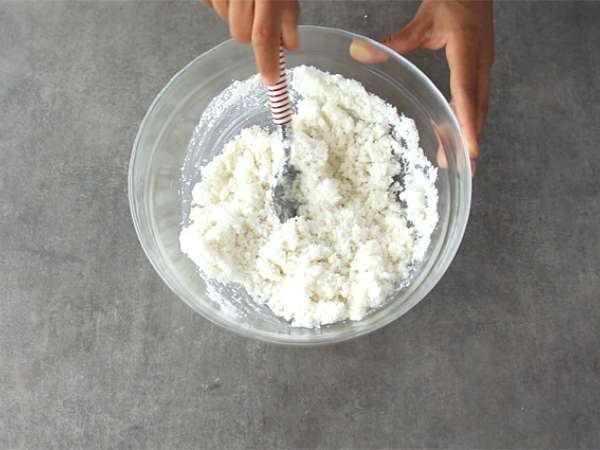 Brazil kókuszos muffinok - Queijadinhas - Előkészítés lépés 1