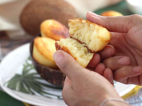 Brazil kókuszos muffinok - Queijadinhas - Előkészítés lépés 4