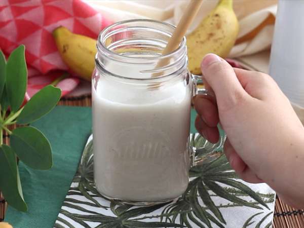 Vegán banán turmix - Előkészítés lépés 3