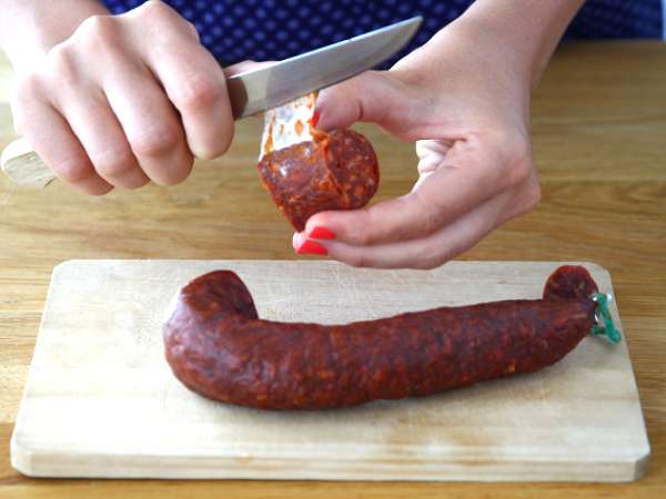Gyors és egyszerű chorizo rillettes - Előkészítés lépés 1