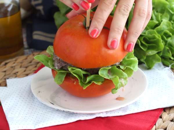 Paradicsomos burger - Előkészítés lépés 4