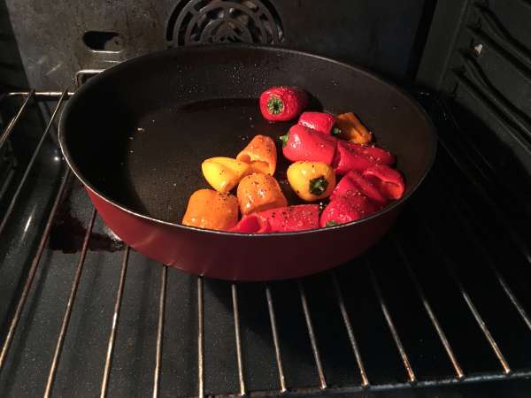 Ricottával töltött paprika - Előkészítés lépés 1