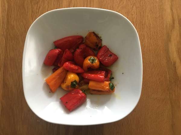 Ricottával töltött paprika - Előkészítés lépés 2