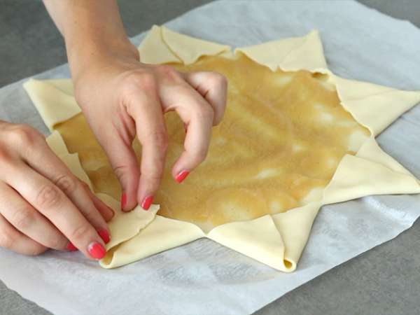 Gyümölcsös csillagtorta - Előkészítés lépés 2