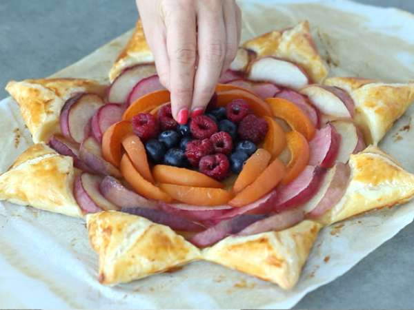 Gyümölcsös csillagtorta - Előkészítés lépés 4