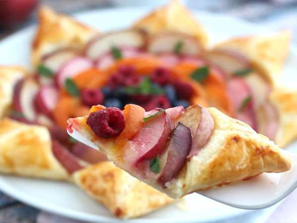 Gyümölcsös csillagtorta - Előkészítés lépés 5