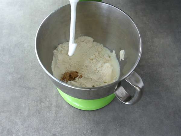 Brioche Butchy - Brioche vaj nélkül - Előkészítés lépés 1