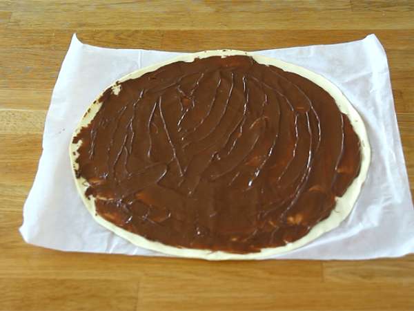 Leveles tészta palmiers - Előkészítés lépés 1