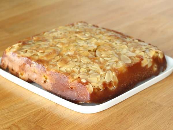 Mirabelle és mandula fejjel lefelé torta - Előkészítés lépés 6