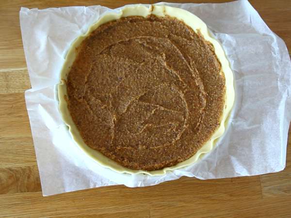 Félig füge, félig szőlő torta - Előkészítés lépés 2