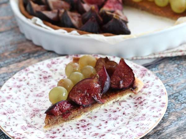 Félig füge, félig szőlő torta - Előkészítés lépés 5