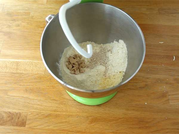 Focaccia cseresznyeparadicsommal - Előkészítés lépés 1
