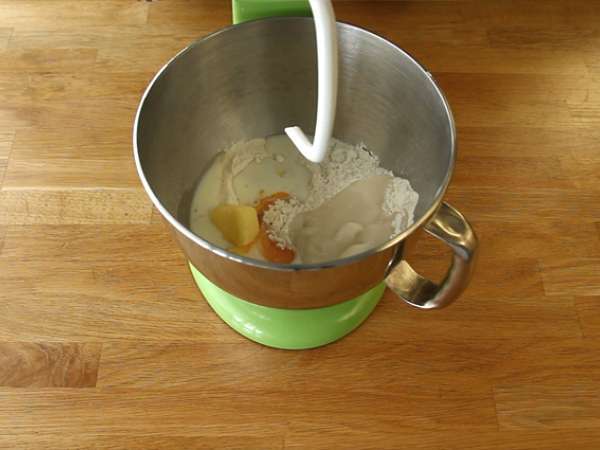 Raclette zsemle - Előkészítés lépés 2