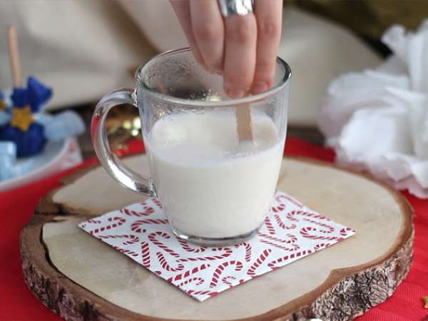 Forró csokoládé nyalókák: fehér csokoládé + speculoos - Előkészítés lépés 5