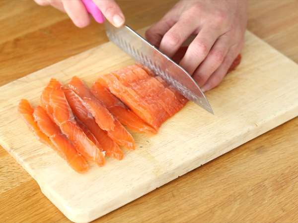 Gravlax, a svéd módra pácolt lazac - Előkészítés lépés 5
