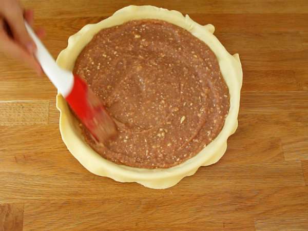 Frangipane málna pisztácia galette des rois - Előkészítés lépés 4